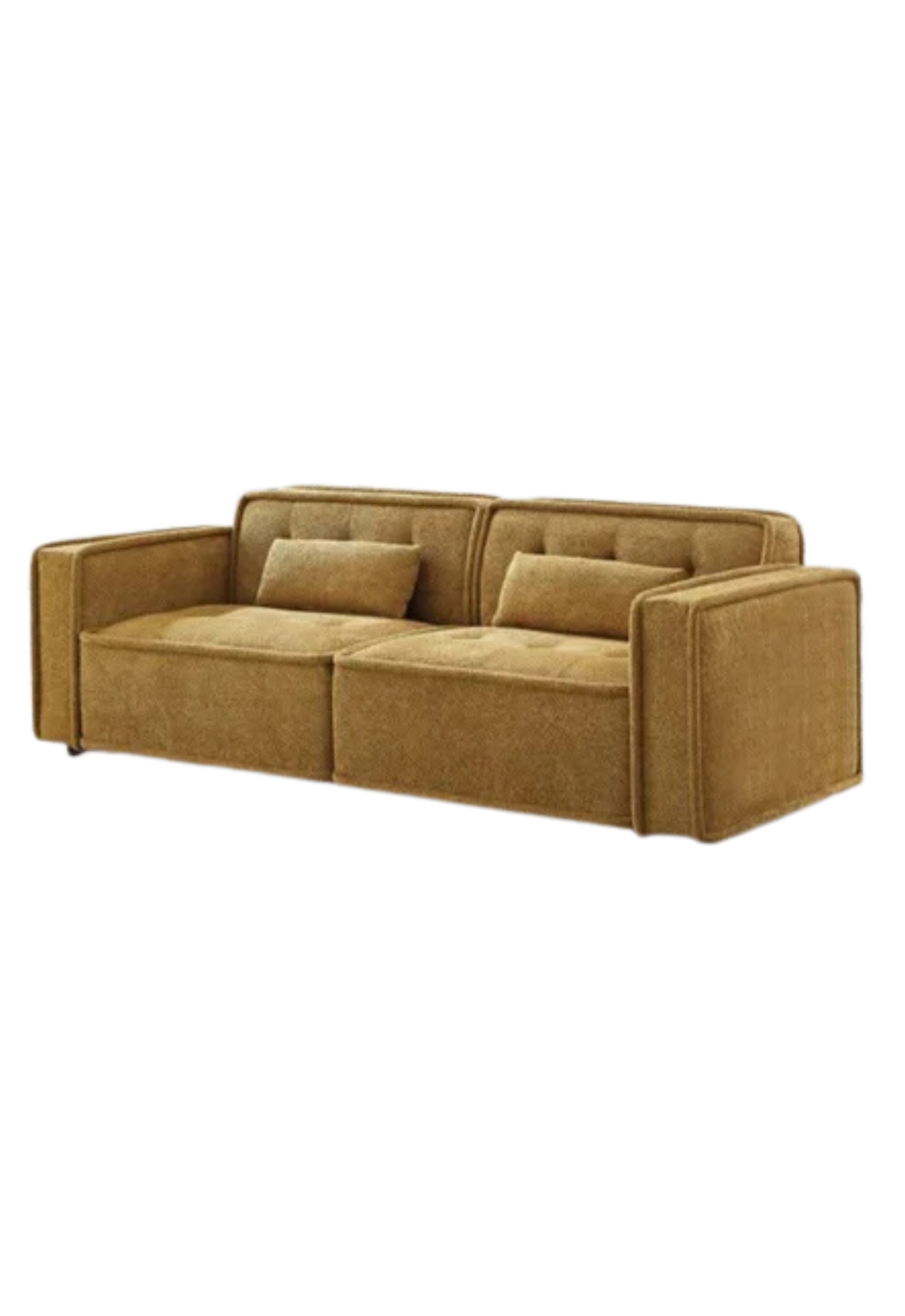 Ochre Block Settee